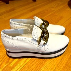 Dolce Vita New white platform loafer